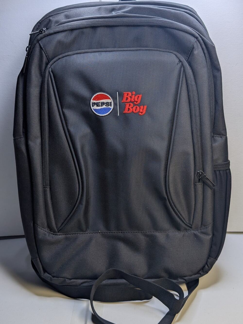 Pepsi Big Boy Logo Backpack Black Corporate Employee Promo Travel Laptop Bag